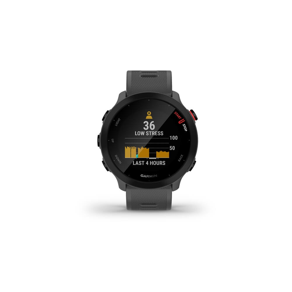 Produktbild för Garmin Forerunner 55 sportklocka med band - monterra gray