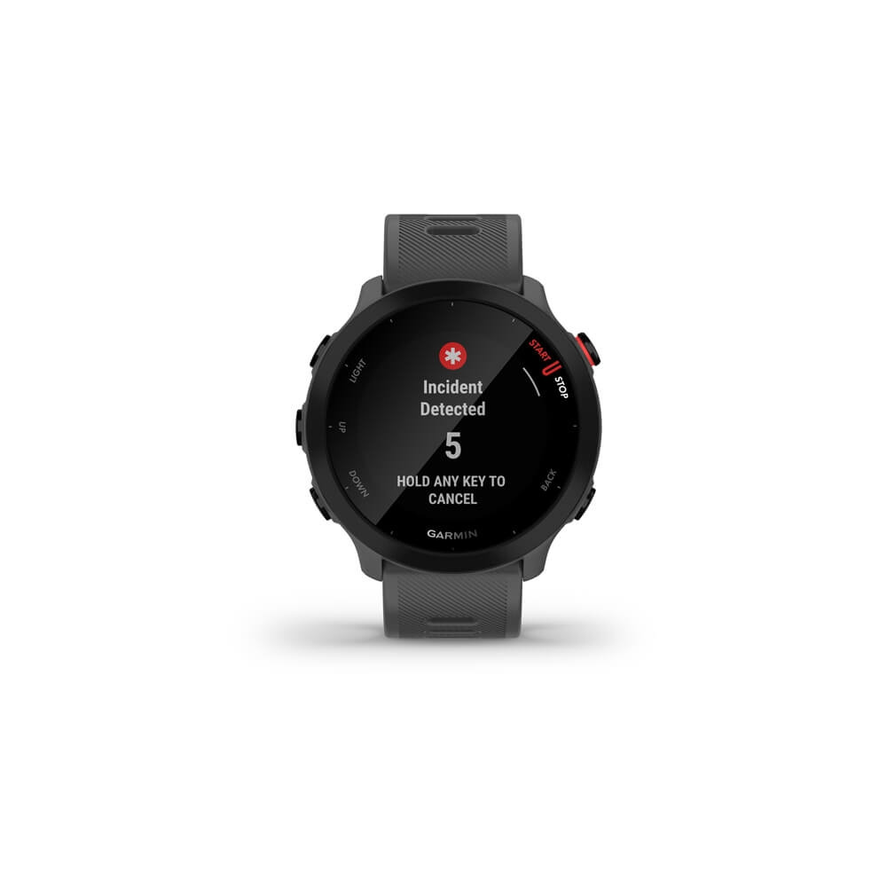 Produktbild för Garmin Forerunner 55 sportklocka med band - monterra gray