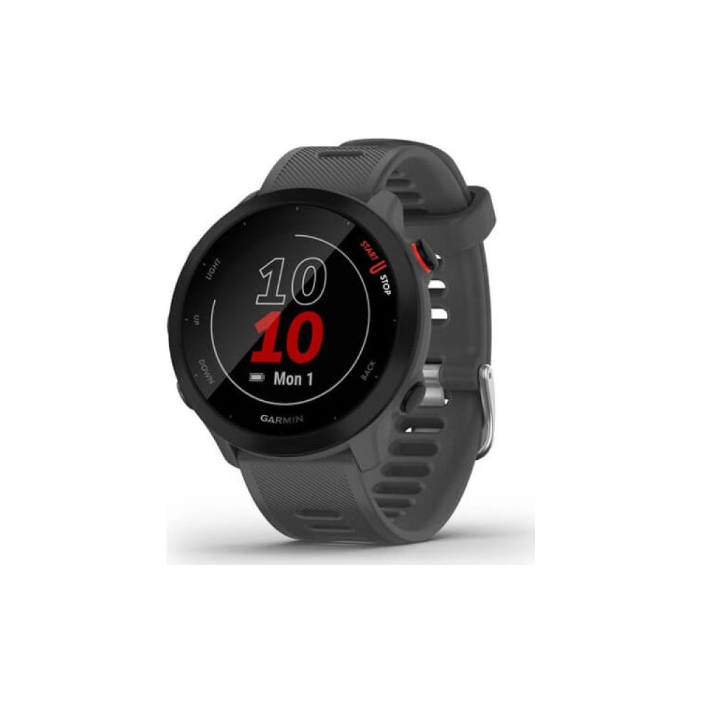 Produktbild för Garmin Forerunner 55 sportklocka med band - monterra gray