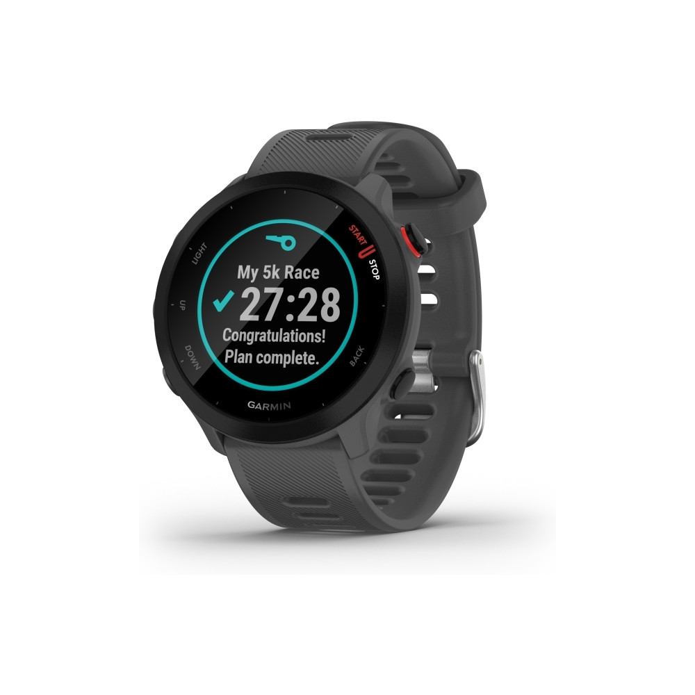 Produktbild för Garmin Forerunner 55 sportklocka med band - monterra gray