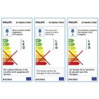 Produktbild för Philips Hue Go - skrivbordslampa - LED - 6 W - 16 miljoner färger - 2000-6500 K - vit