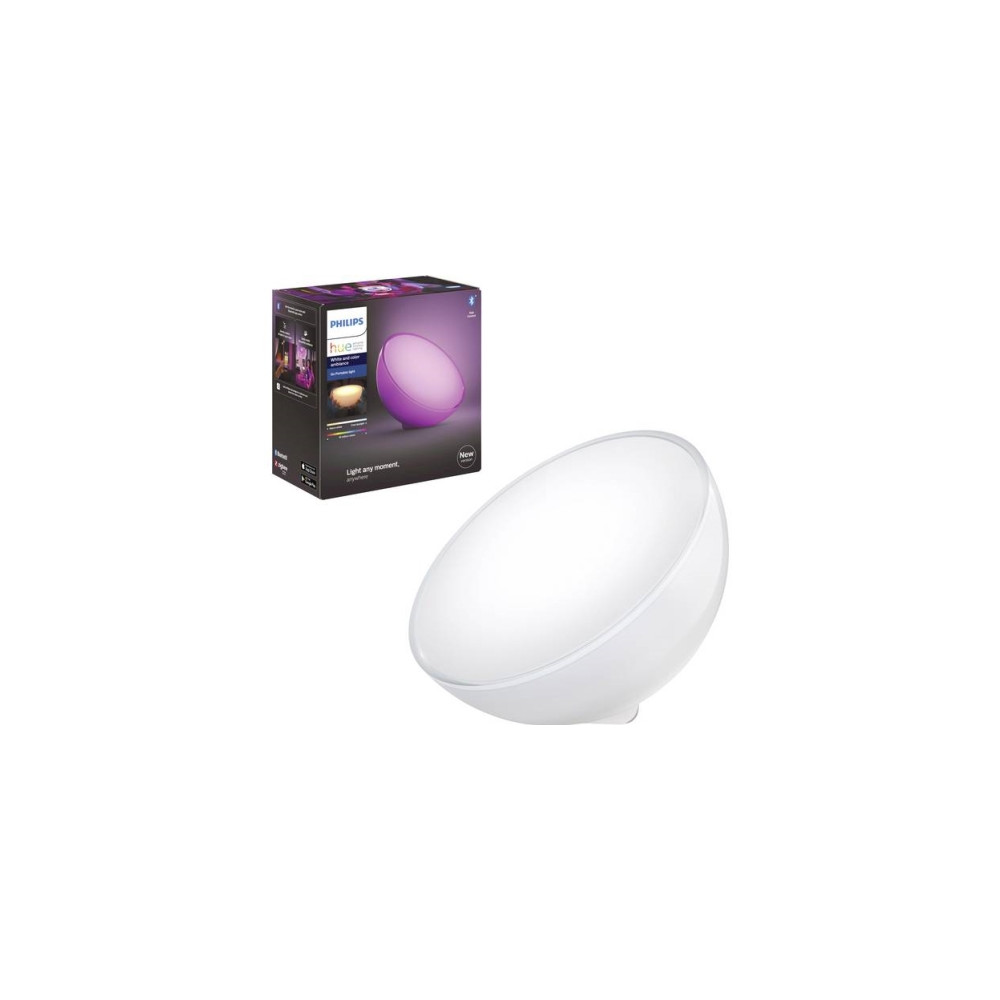 Produktbild för Philips Hue Go - skrivbordslampa - LED - 6 W - 16 miljoner färger - 2000-6500 K - vit