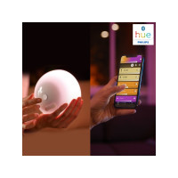 Produktbild för Philips Hue Go - skrivbordslampa - LED - 6 W - 16 miljoner färger - 2000-6500 K - vit