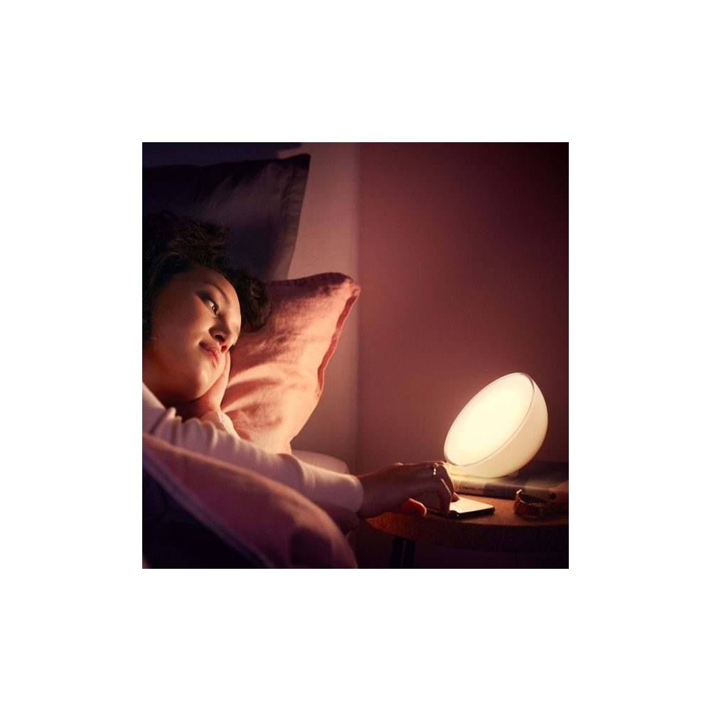 Produktbild för Philips Hue Go - skrivbordslampa - LED - 6 W - 16 miljoner färger - 2000-6500 K - vit