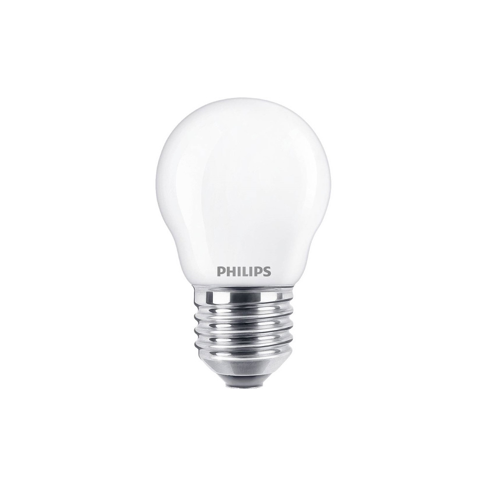 Produktbild för Philips LED Classic - LED-glödlampa - form: P45 - E27 - 4.3 W - varmt vitt ljus - 2700 K