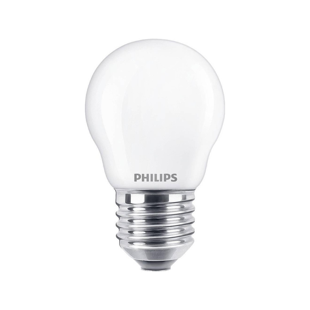 Produktbild för Philips LED Classic - LED-glödlampa - form: P45 - E27 - 4.3 W - varmt vitt ljus - 2700 K