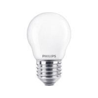 Produktbild för Philips LED Classic - LED-glödlampa - form: P45 - E27 - 4.3 W - varmt vitt ljus - 2700 K