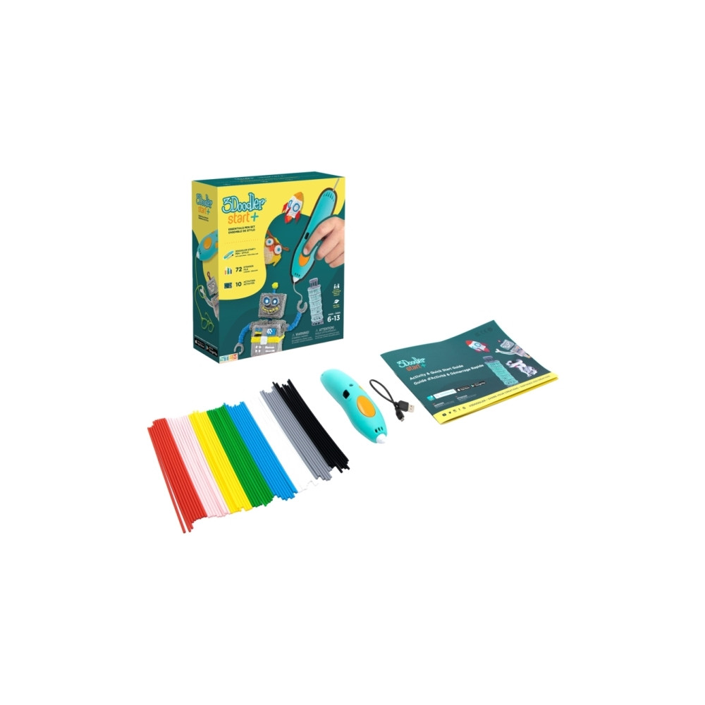 Produktbild för 3Doodler Start Plus, Komposterbar plast, 0,77 mm, Fused Fila...