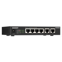 Produktbild för QNAP QSW-2104-2T-R2 - switch - 6 portar - ohanterad