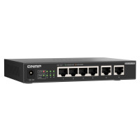 Produktbild för QNAP QSW-2104-2T-R2 - switch - 6 portar - ohanterad