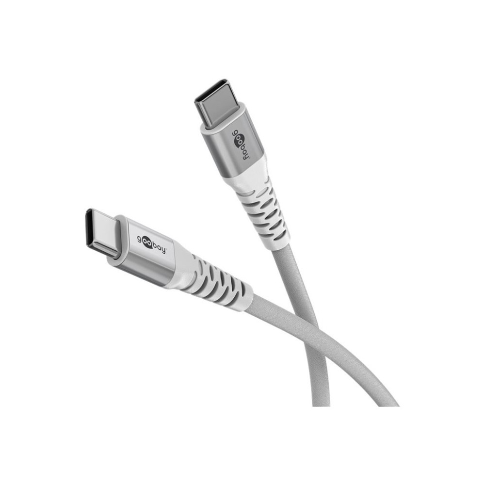 Produktbild för goobay - USB typ C-kabel - 24 pin USB-C till 24 pin USB-C - 50 cm