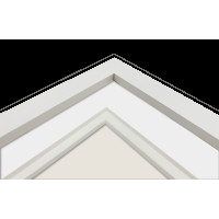 Produktbild för Focus Dahlia White 24x49/PP Collage 3*13x18