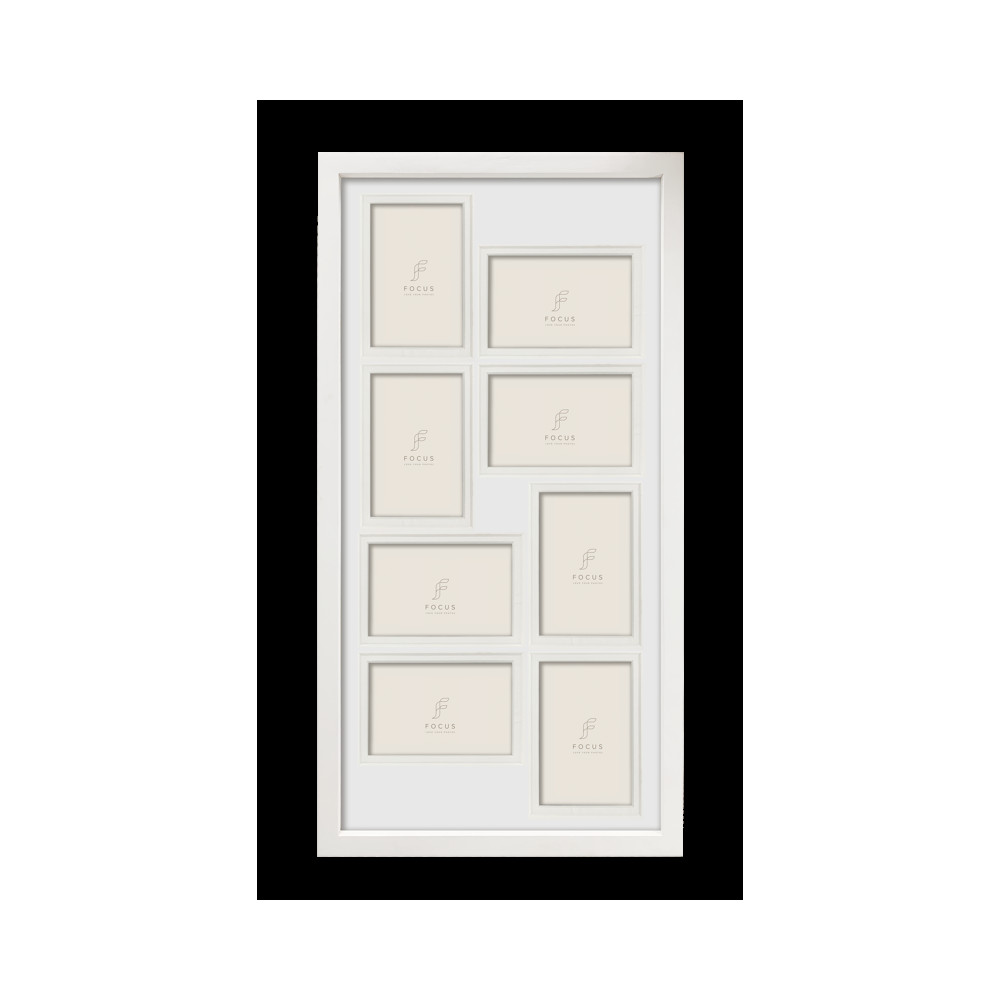 Produktbild för Focus Dahlia White 32x64/PP collage 8*10x15