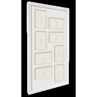 Produktbild för Focus Dahlia White 32x64/PP collage 8*10x15