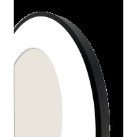 Produktbild för Focus Aster Oval Black 24,6x30,6/PP 18x24