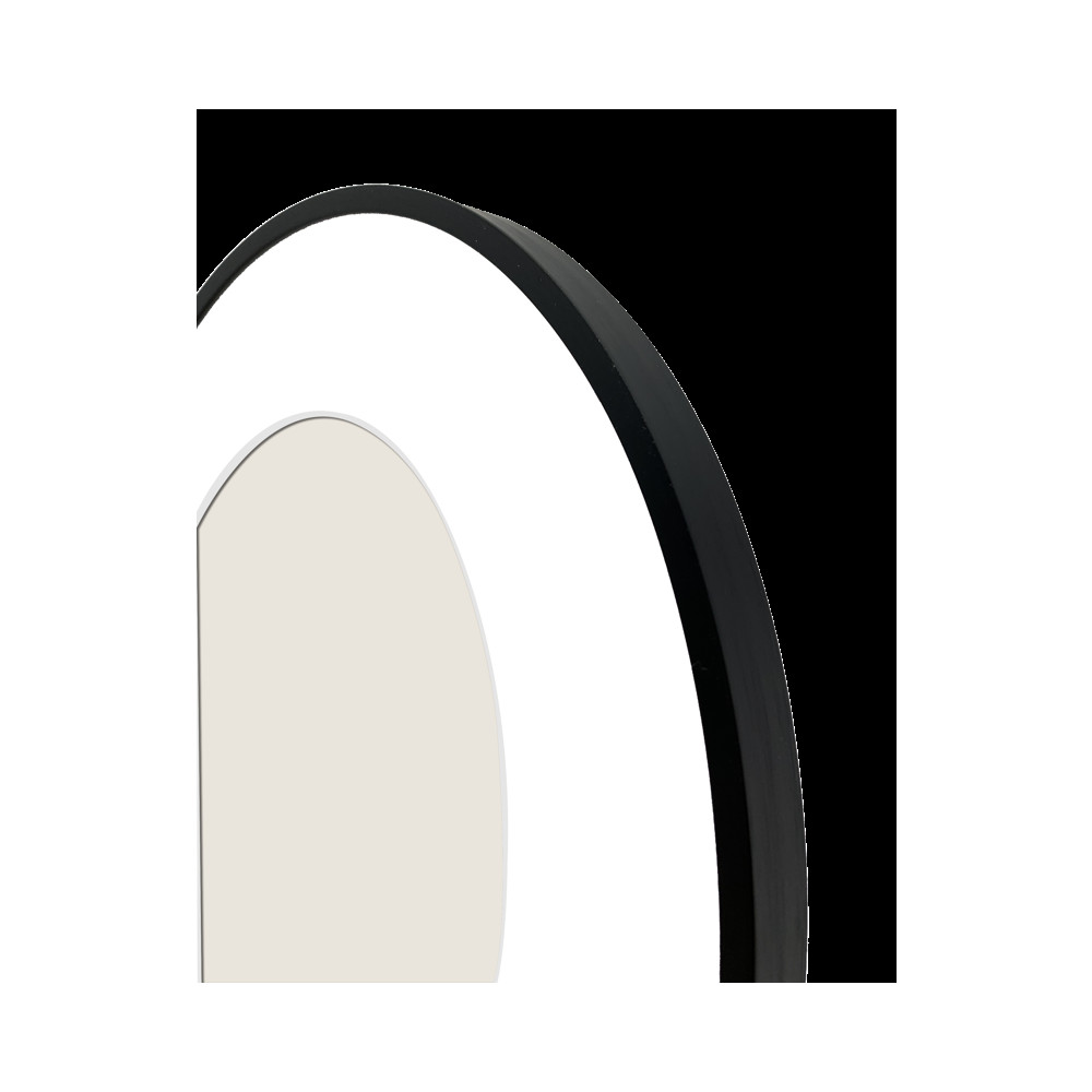 Produktbild för Focus Aster Oval Black 26,6x36,6/PP 20x30