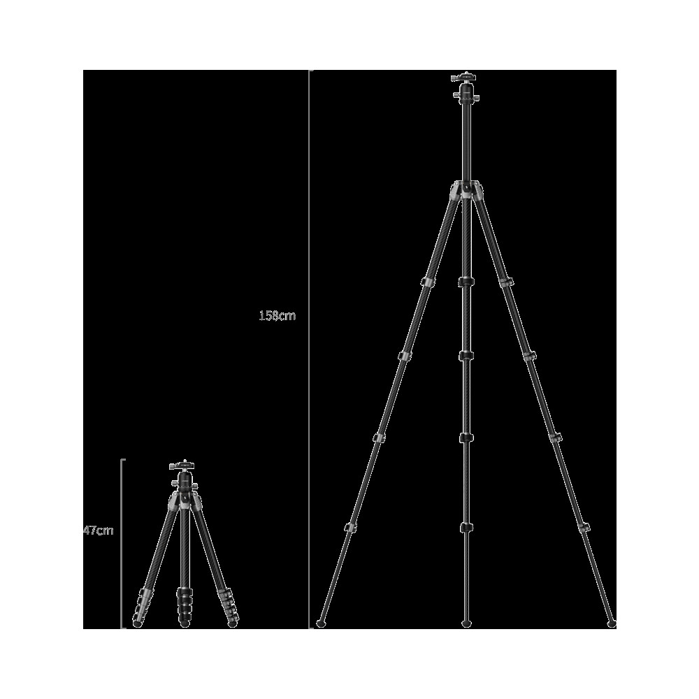 Produktbild för SmallRig 5478 Portable Photo Carbon Fiber Tripod