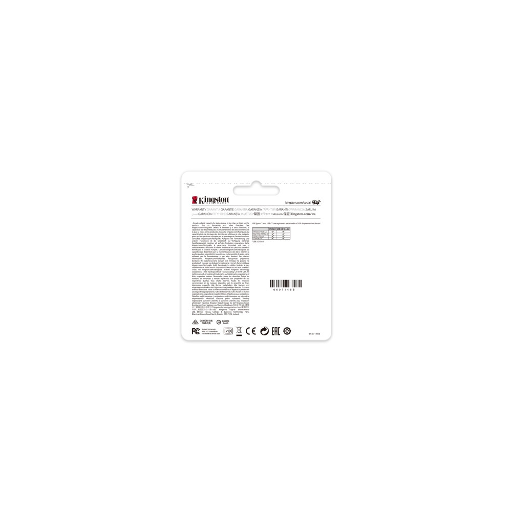 Produktbild för Kingston DataTraveler 70 - USB flash-enhet - 128 GB