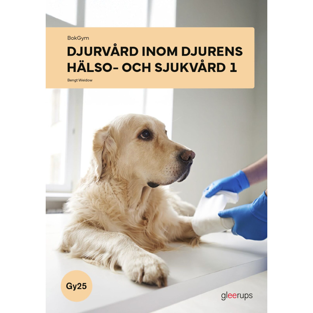 Produktbild för BokGym Djurvård inom djurens hälso-och sjukvård 1, bok, Gy25 (bok, spiral)