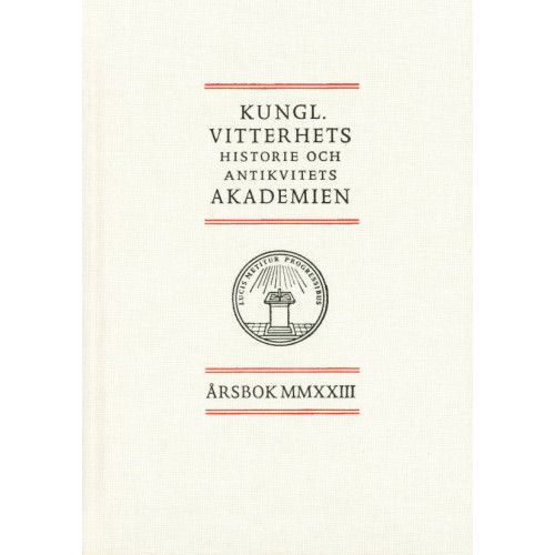 Kungl. Vitterhetsakademien Årsbok 2023 (inbunden)