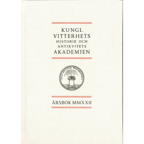Kungl. Vitterhetsakademien Årsbok 2022 (inbunden)