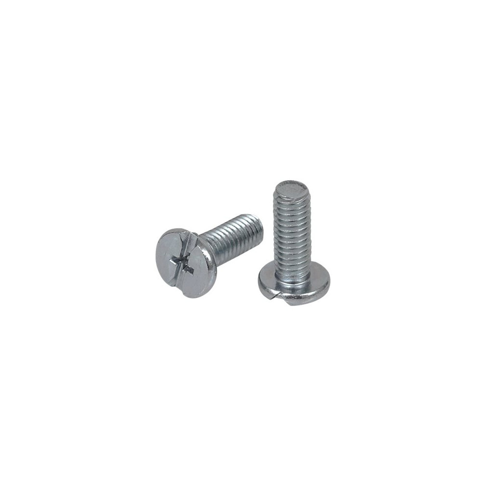 Produktbild för Intellinet Cage Nut Set, 20 Pack - M6 Nuts, Bolts and Washers, Suitable for Network Cabinets/Server Racks, Plastic Storage Jar, Lifetime Warranty - skruvar, muttrar och mellanläggsbrickor för rack