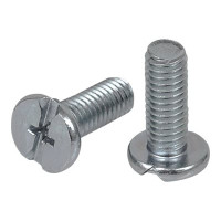 Produktbild för Intellinet Cage Nut Set, 20 Pack - M6 Nuts, Bolts and Washers, Suitable for Network Cabinets/Server Racks, Plastic Storage Jar, Lifetime Warranty - skruvar, muttrar och mellanläggsbrickor för rack
