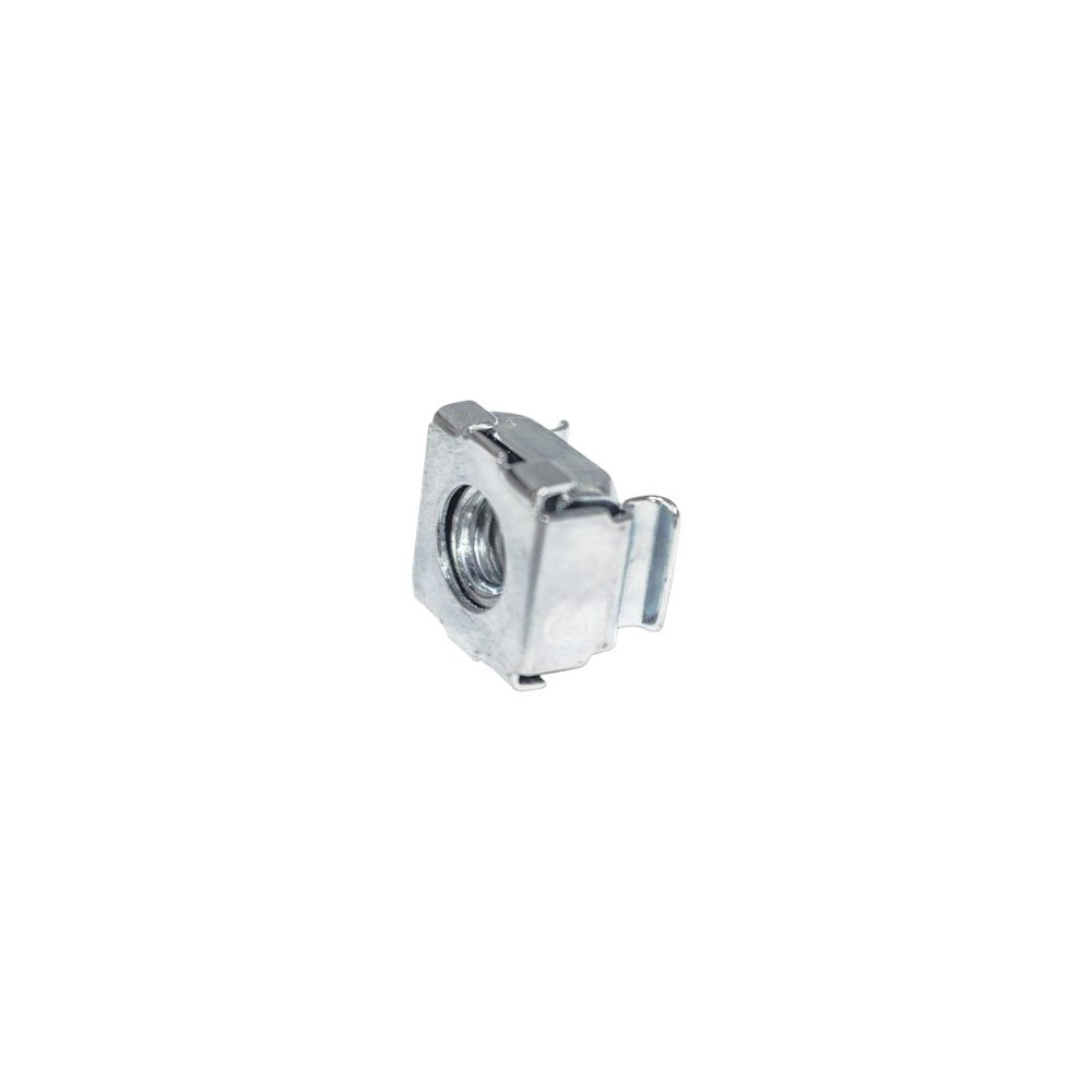 Produktbild för Intellinet Cage Nut Set, 20 Pack - M6 Nuts, Bolts and Washers, Suitable for Network Cabinets/Server Racks, Plastic Storage Jar, Lifetime Warranty - skruvar, muttrar och mellanläggsbrickor för rack