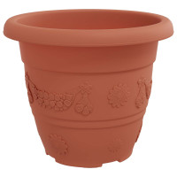Produktbild för Växtkrukor 6 pcs Murgrön Ø 22 x 18 cm Plast