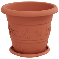 Produktbild för Växtkrukor 6 pcs Murgrön Ø 26 x 21,5 cm Plast