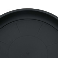 Produktbild för Växtkrukor 6 pcs Svart Ø 26 x 21,5 cm Plast