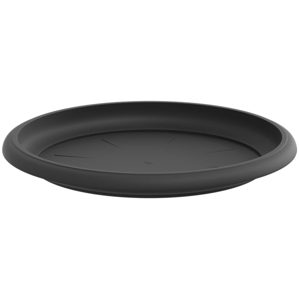 Produktbild för Växtkrukor 24 pcs Svart Ø 26 x 21,5 cm Plast