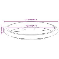 Produktbild för Växtkrukor 24 pcs Svart Ø 30 x 25 cm Plast