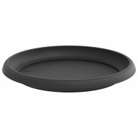 Produktbild för Växtkrukor 24 pcs Svart Ø 30 x 25 cm Plast