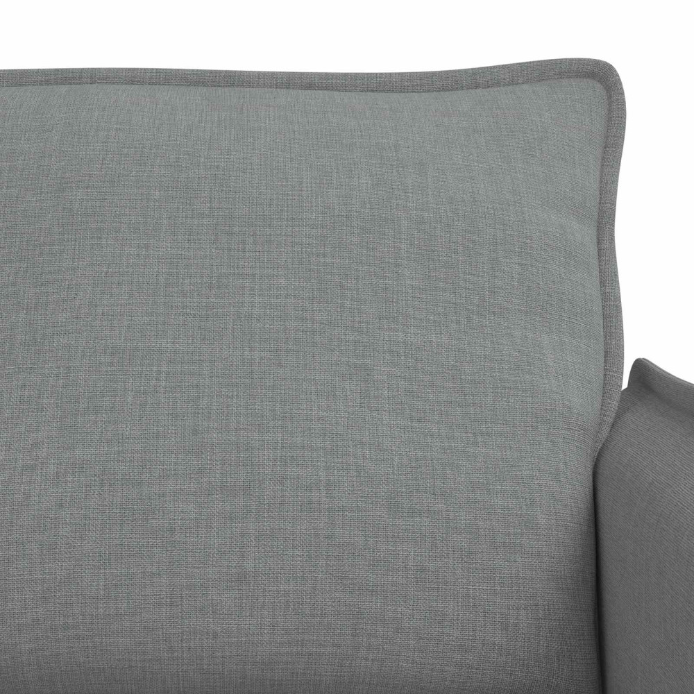 Produktbild för Soffset 2 pcs Ljusgrå 156 x 82 x 85 cm Tyg