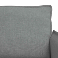 Produktbild för Soffset 2 pcs Ljusgrå 156 x 82 x 85 cm Tyg