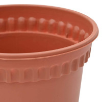 Produktbild för Rund Blomkruka 24 pcs Murgrön Ø 15 x 12 cm Plast