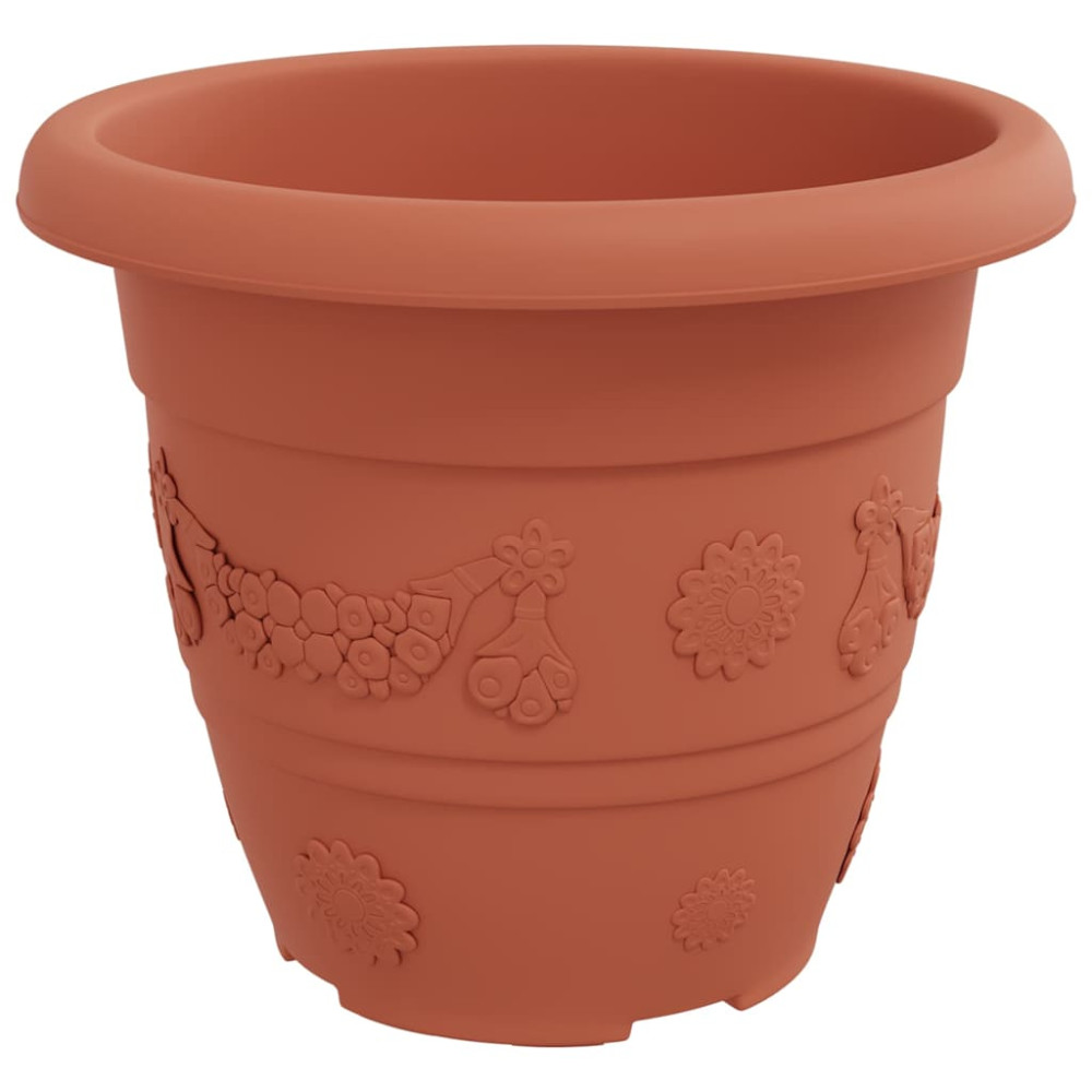 Produktbild för Rund Blomkruka 24 pcs Murgrön Ø 26 x 21.5 cm Plast