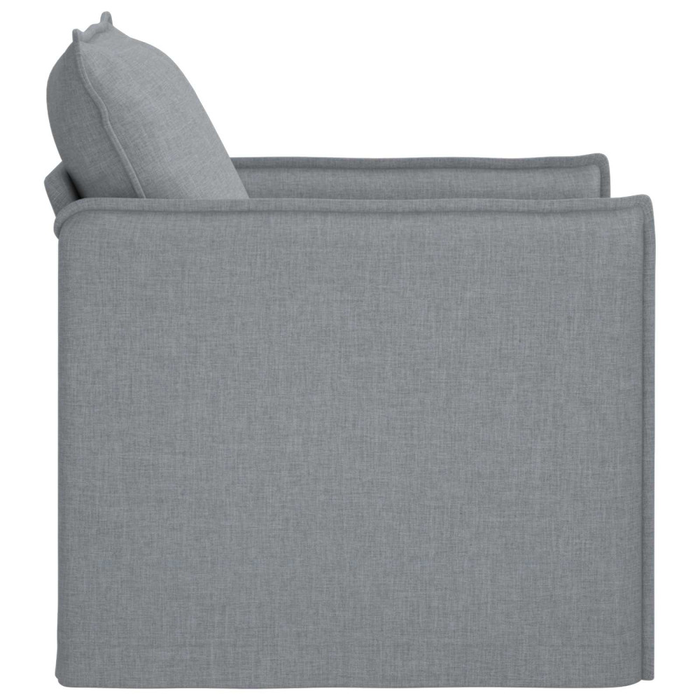 Produktbild för Soffa Ljusgrå 75 x 82 x 85 cm tyg