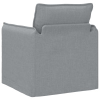 Produktbild för Soffa Ljusgrå 75 x 82 x 85 cm tyg