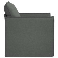 Produktbild för Soffa Mörkgrå 75 x 82 x 85 cm tyg