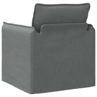 Produktbild för Soffa Mörkgrå 75 x 82 x 85 cm tyg