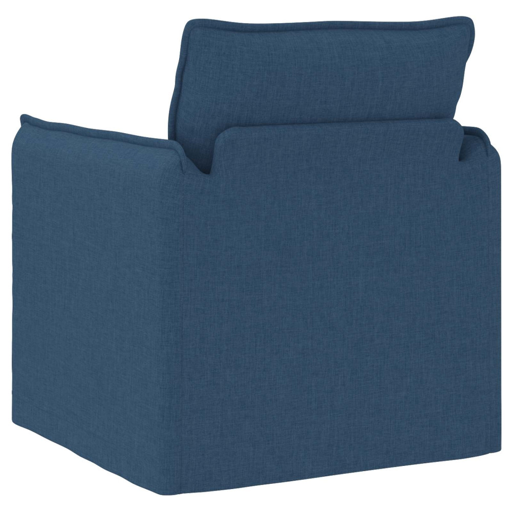 Produktbild för Soffa Blå 75 x 82 x 85 cm tyg