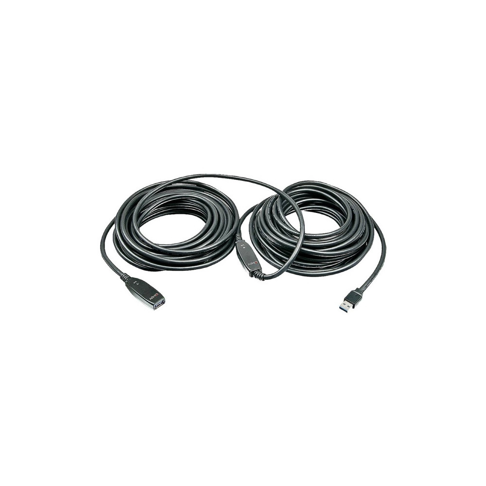 Produktbild för Lindy - USB-förlängningskabel - USB typ A till USB typ A - 15 m