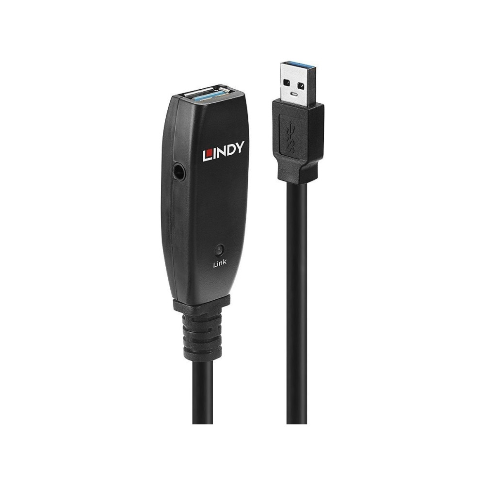 Produktbild för Lindy - USB-förlängningskabel - USB typ A till USB typ A - 15 m
