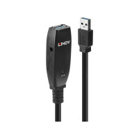 Produktbild för Lindy - USB-förlängningskabel - USB typ A till USB typ A - 15 m