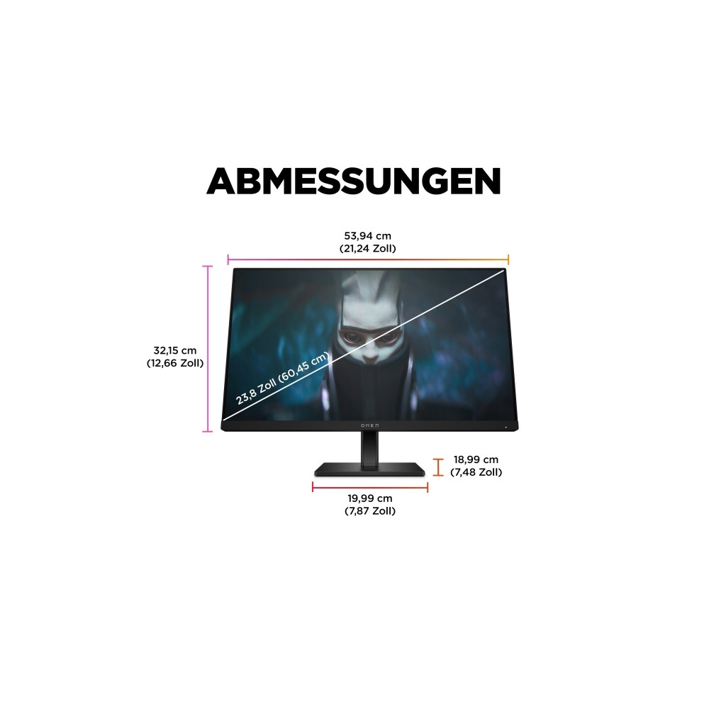 Produktbild för OMEN by HP 24 - LED-skärm - Full HD (1080p) - 24"