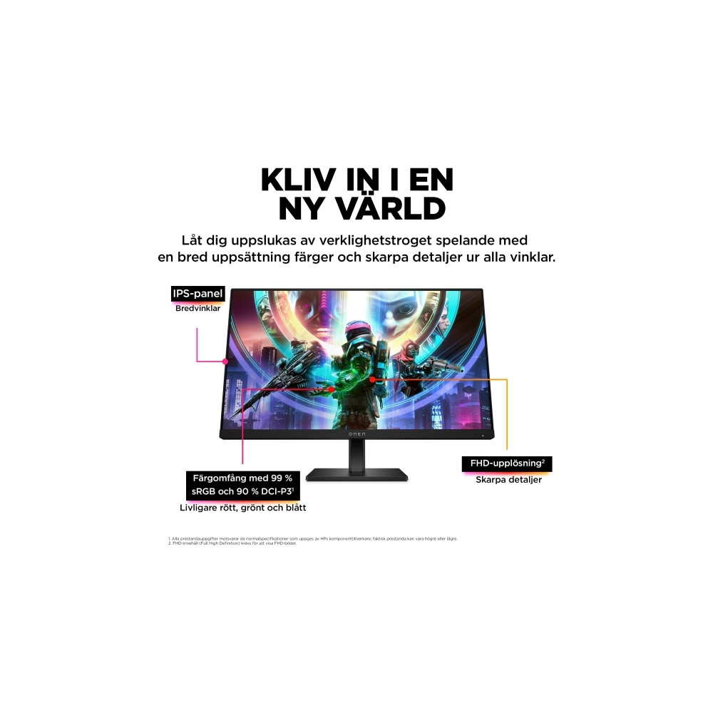 Produktbild för OMEN by HP 24 - LED-skärm - Full HD (1080p) - 24"