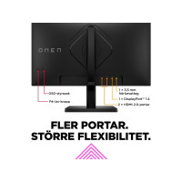 Produktbild för OMEN by HP 24 - LED-skärm - Full HD (1080p) - 24"