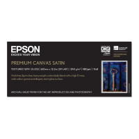 Produktbild för Epson PremierArt Water Resistant Canvas - kanvaspapper - blank - 1 rulle (rullar) - Rulle A1 (61,0 cm x 12,2 m) - 350 g/m²